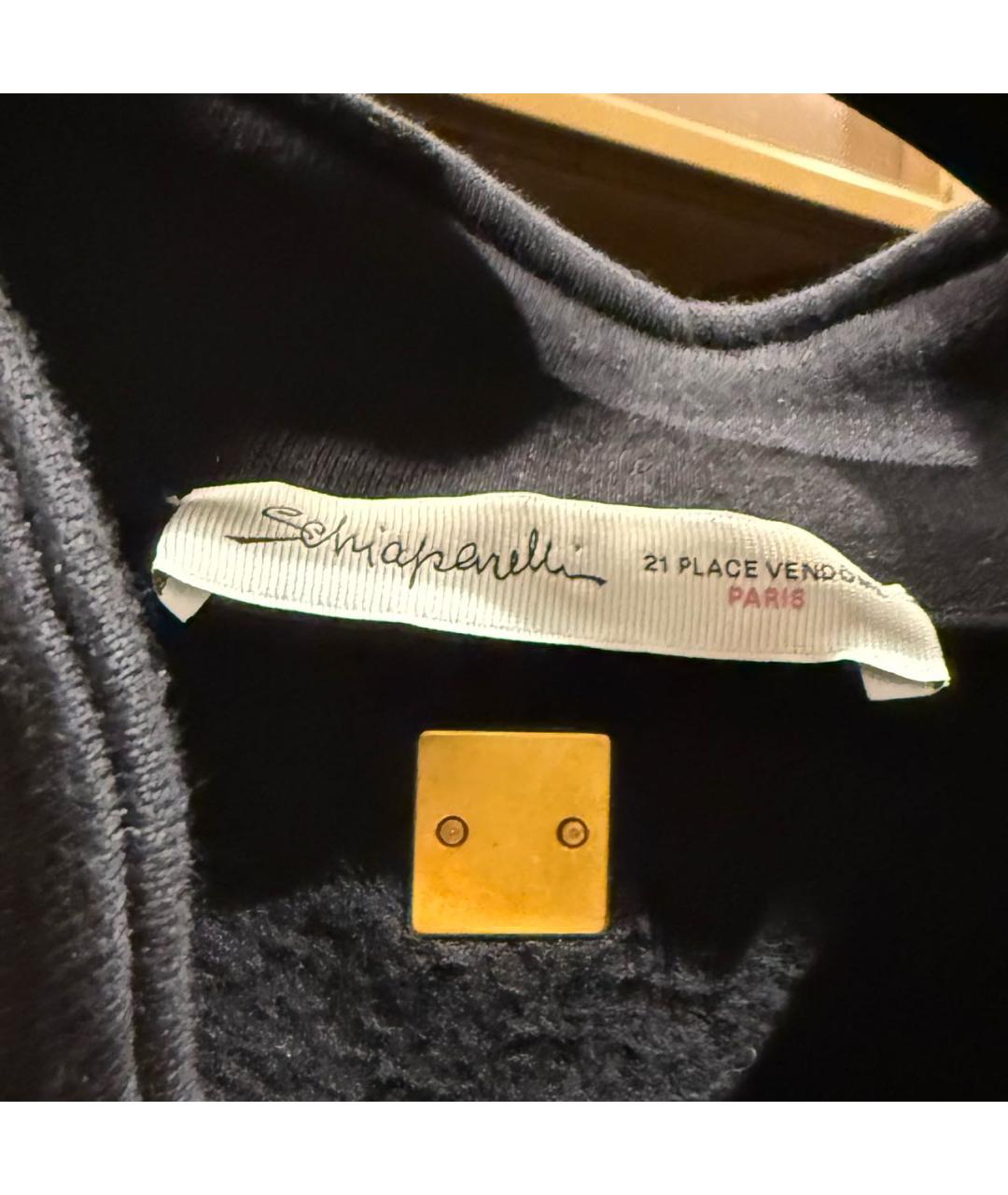 SCHIAPARELLI Черный хлопковый джемпер / свитер, фото 4