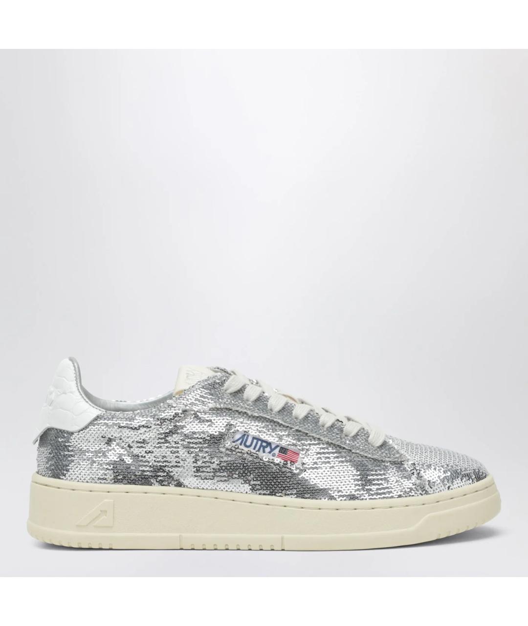AUTRY Серые кожаные кеды, фото 3