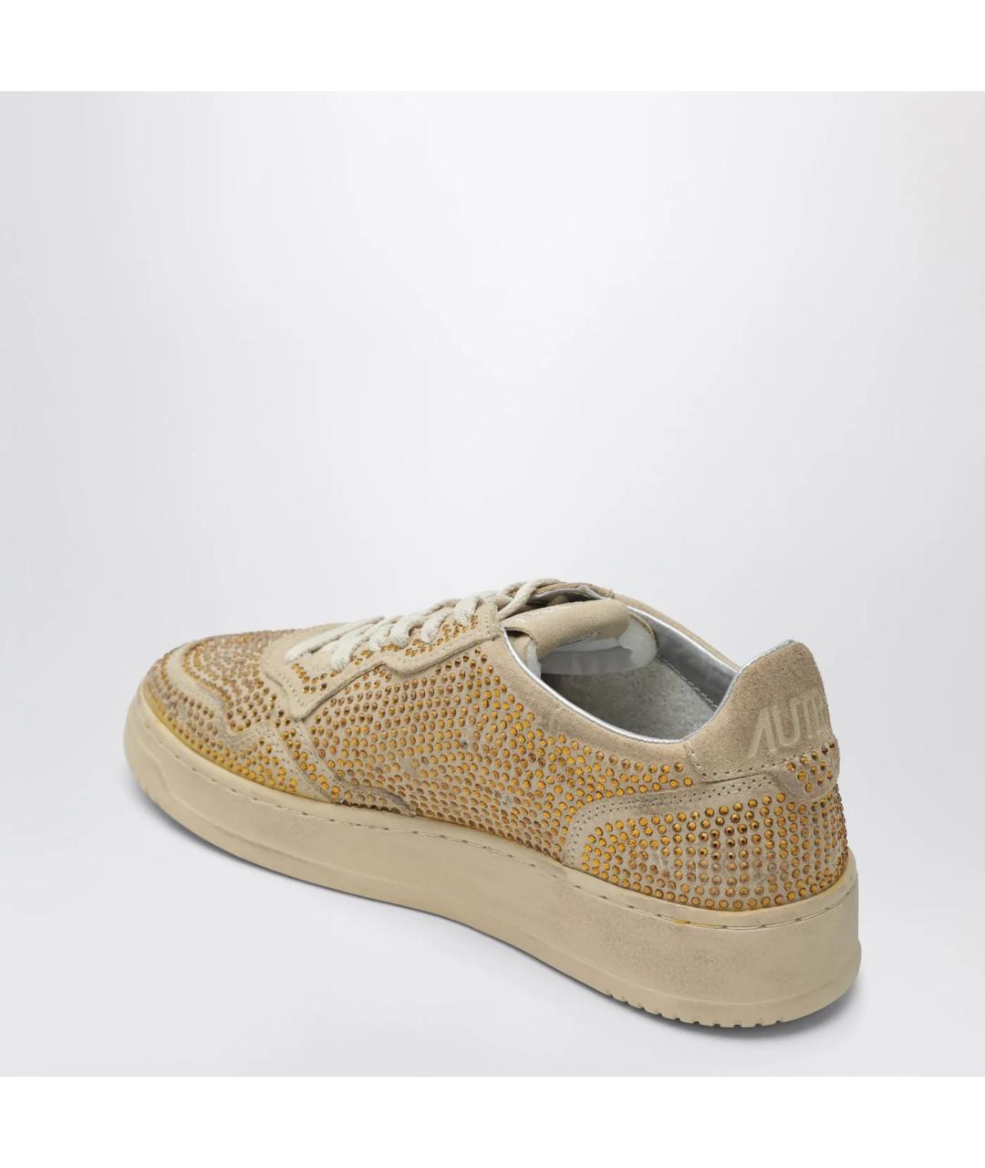 AUTRY Бежевые замшевые кроссовки, фото 2