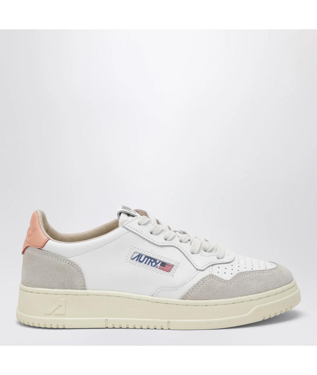 AUTRY Белые кожаные кроссовки, фото 3