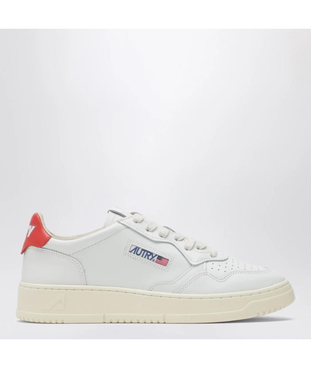 AUTRY Белые кожаные кроссовки, фото 3
