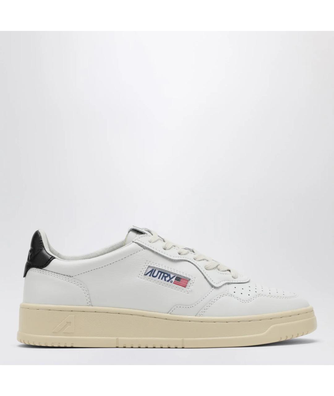 AUTRY Белые кожаные кроссовки, фото 3