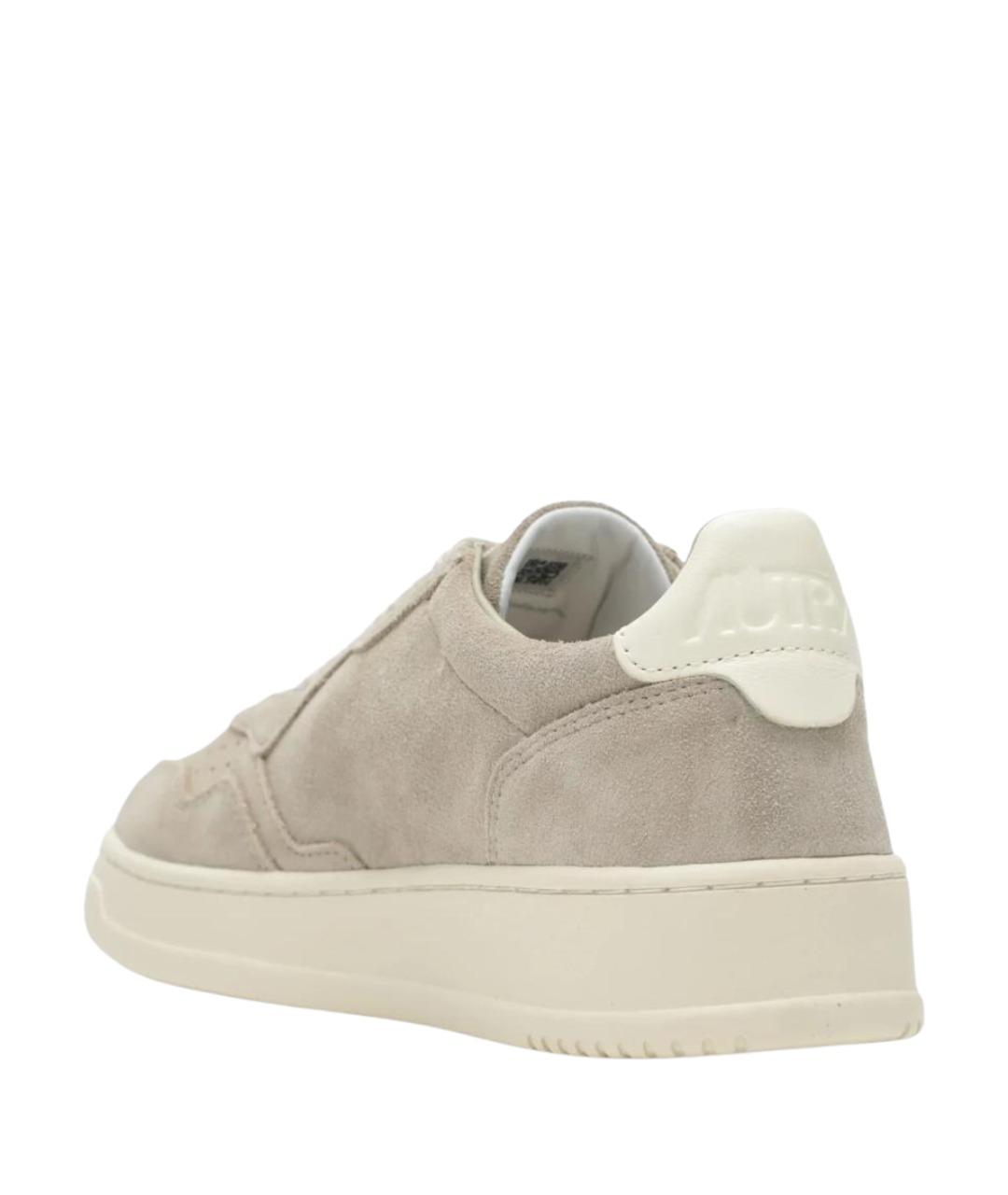 AUTRY Бежевые замшевые кроссовки, фото 2