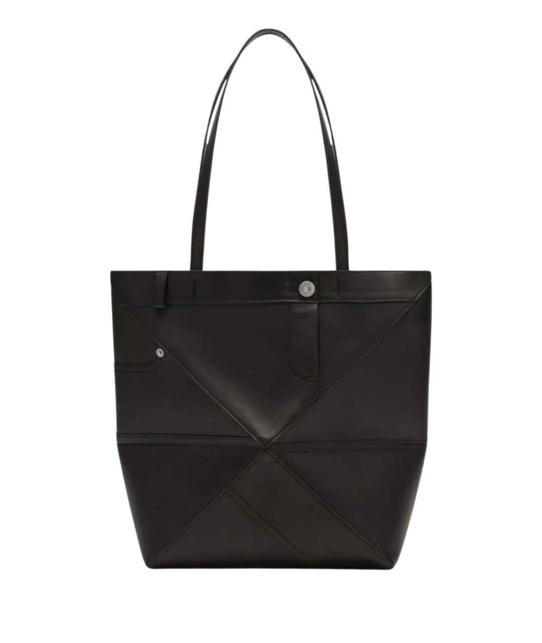 LOEWE Коричневая кожаная сумка тоут, фото 1