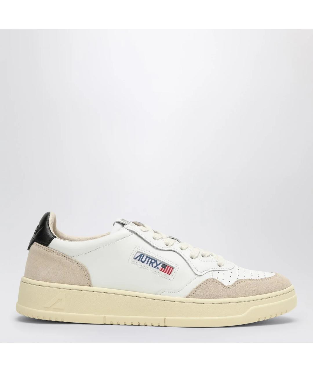 AUTRY Белые кожаные кроссовки, фото 3
