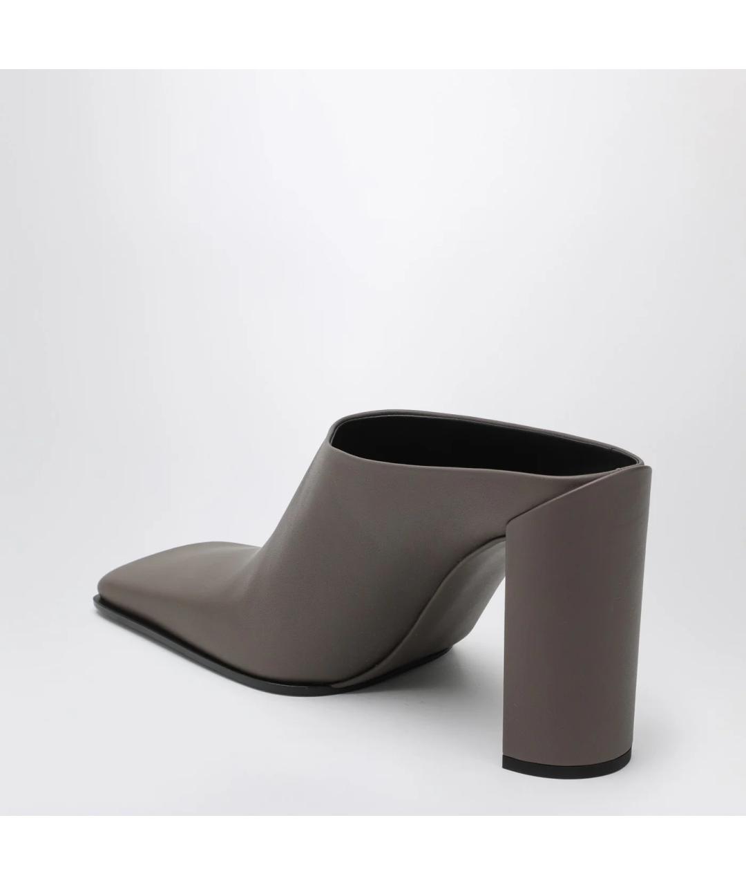 ALAIA Бежевые кожаные мюли, фото 2