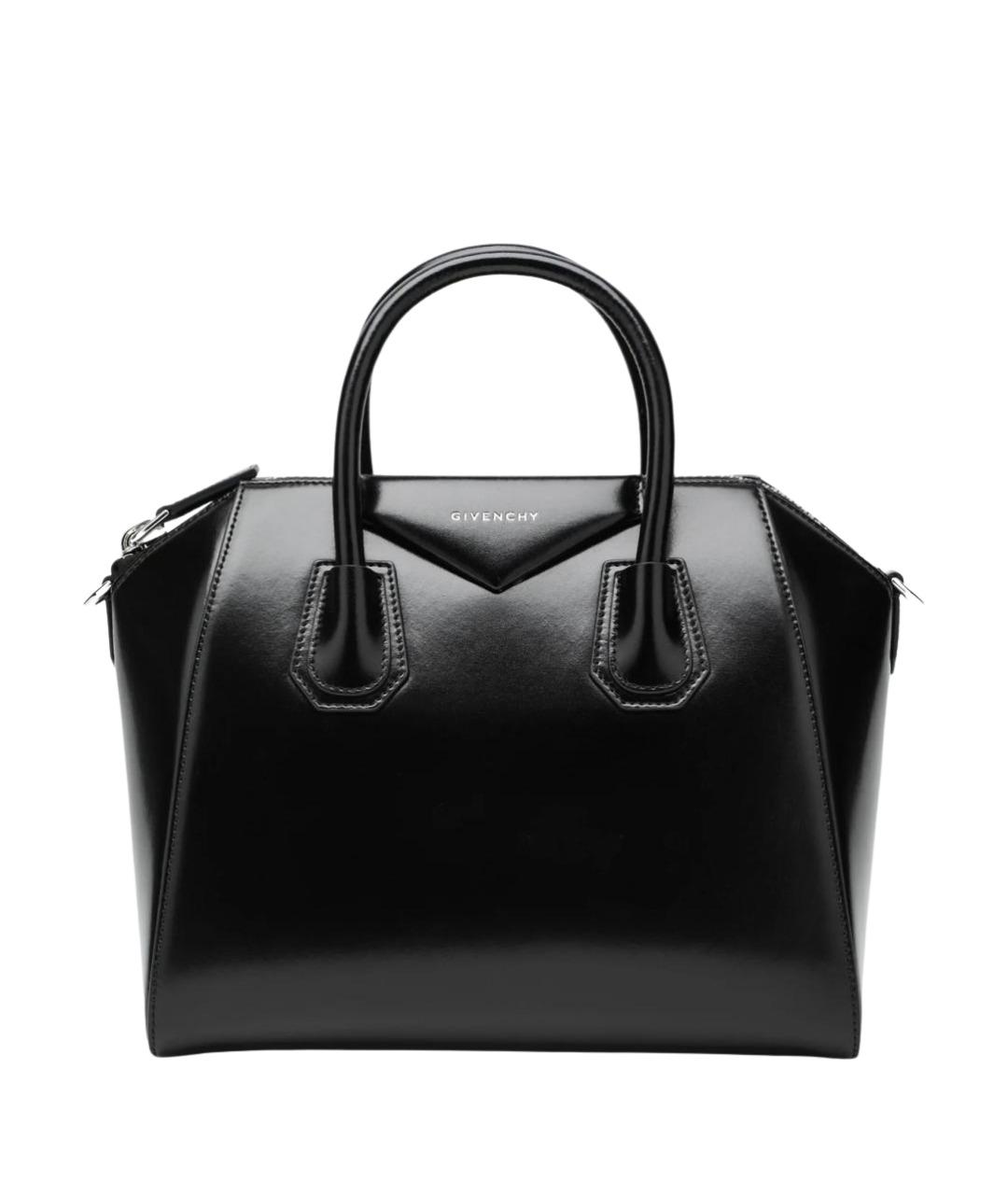 GIVENCHY Черная кожаная сумка тоут, фото 1