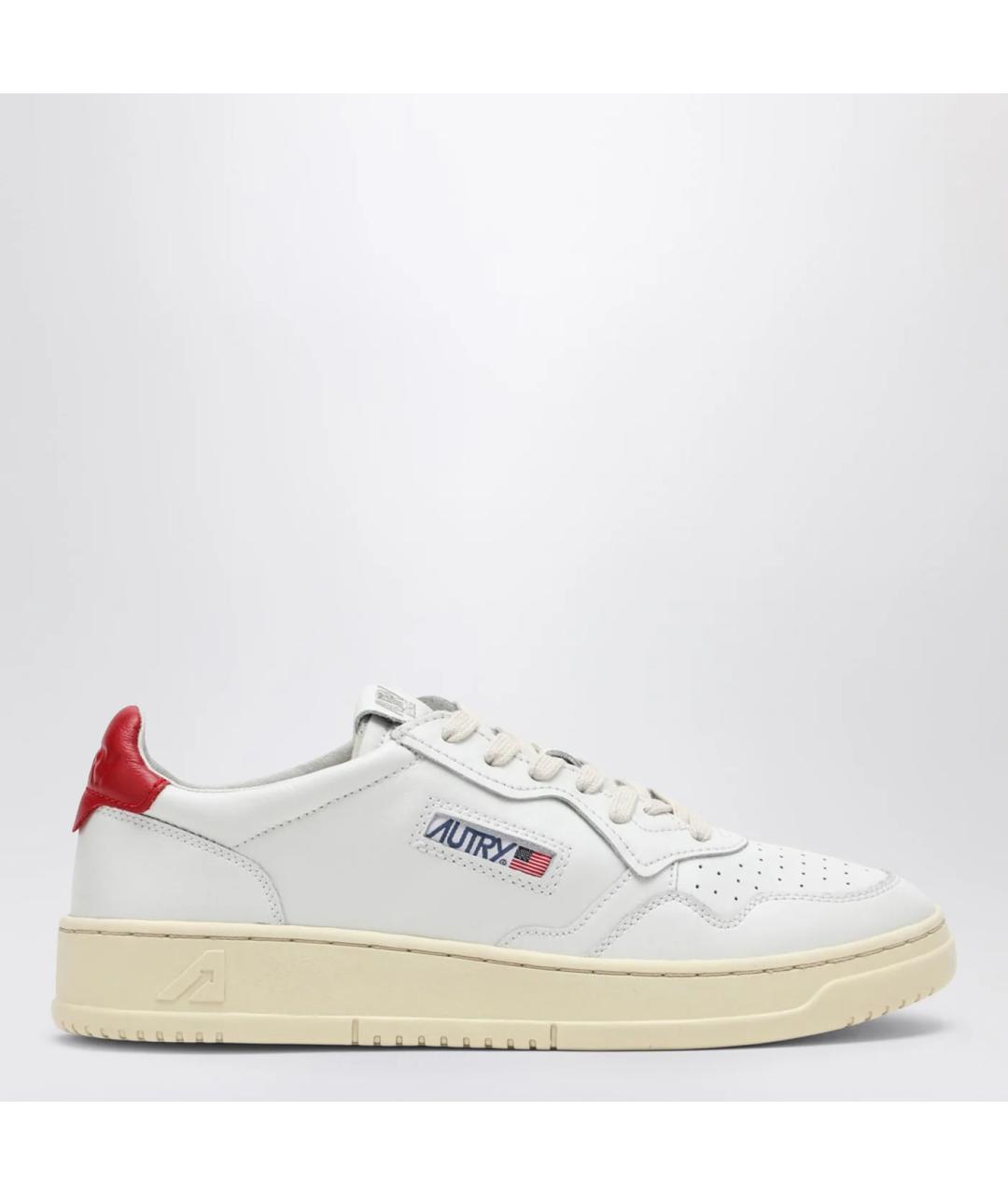 AUTRY Белые кожаные кроссовки, фото 3