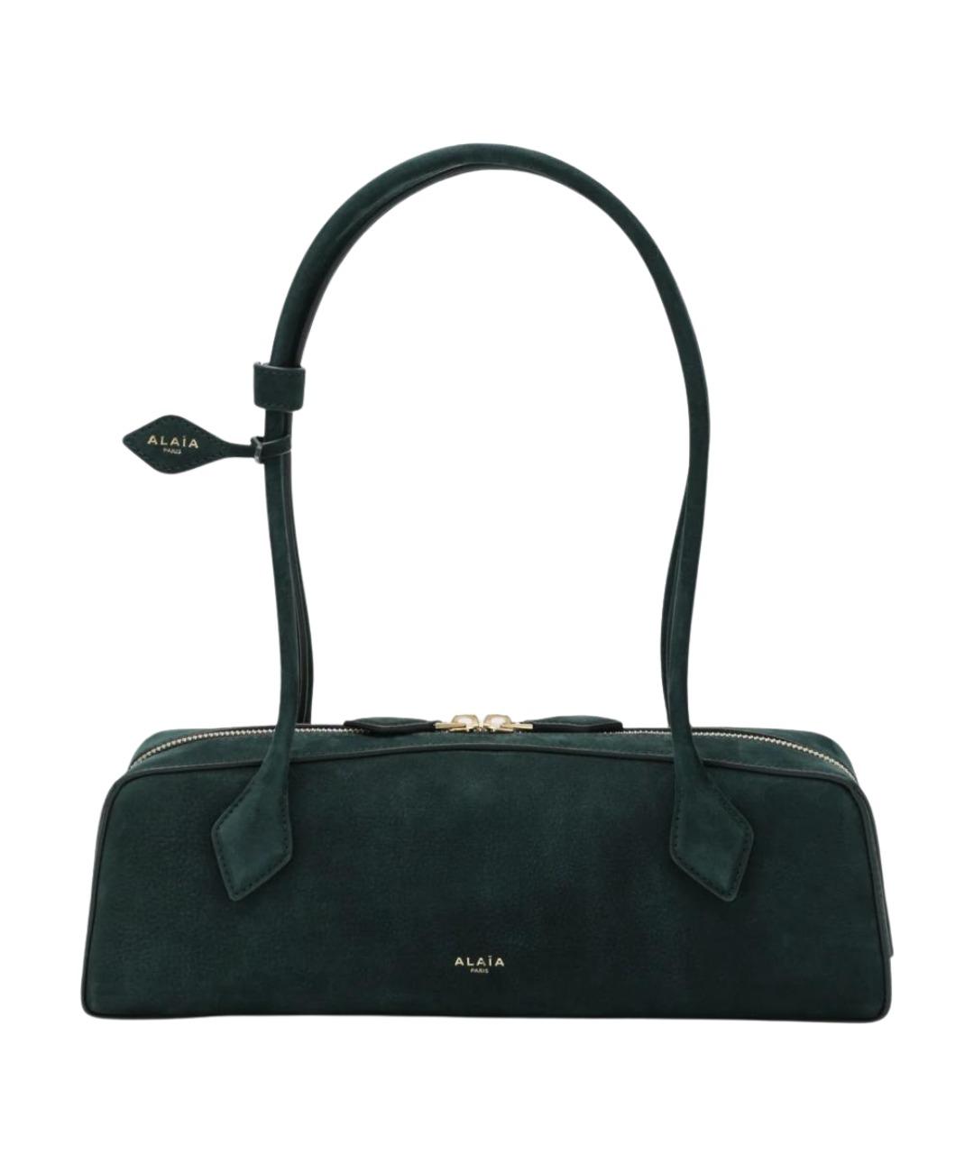 ALAIA Зеленая кожаная сумка через плечо, фото 1