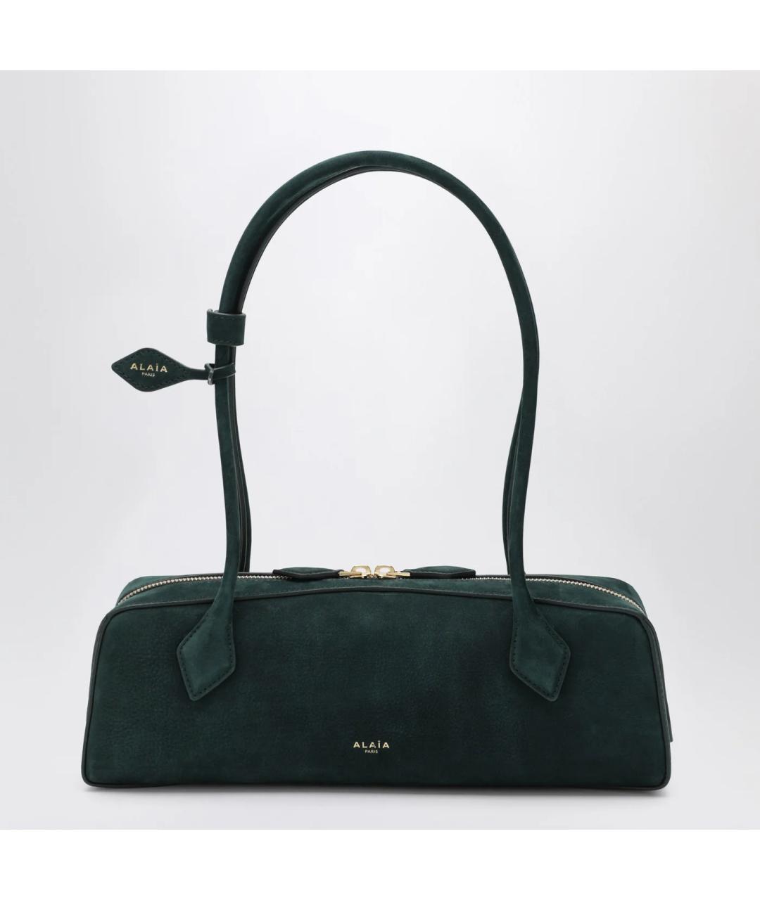 ALAIA Зеленая кожаная сумка через плечо, фото 3