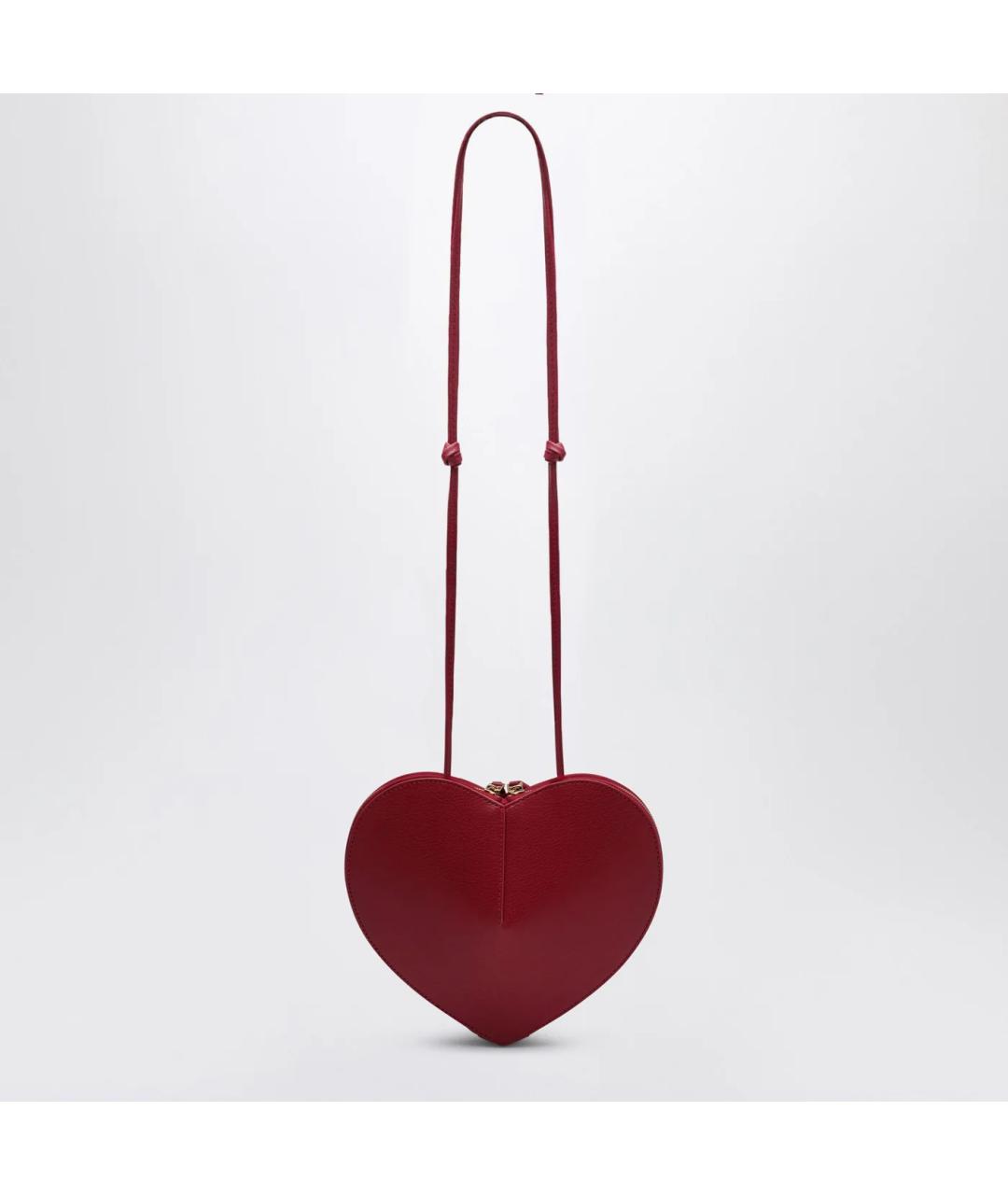 ALAIA Красная кожаная сумка через плечо, фото 2