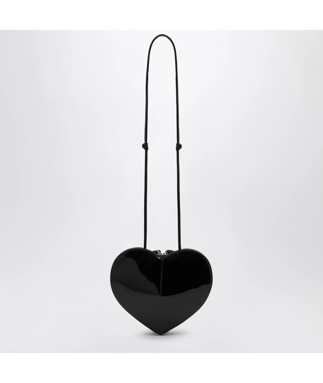 ALAIA Черная сумка через плечо из лакированной кожи, фото 2