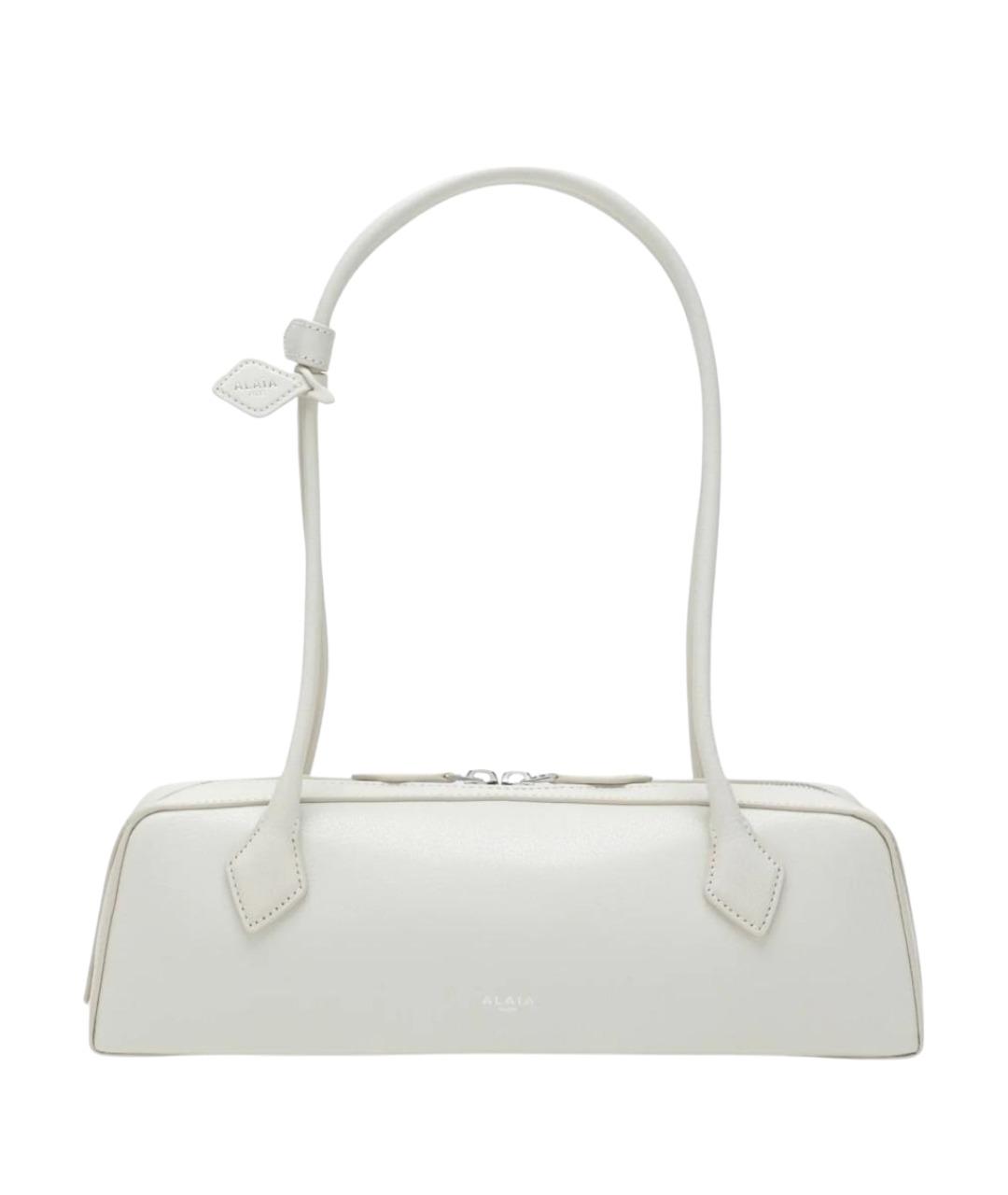 ALAIA Белая кожаная сумка через плечо, фото 1