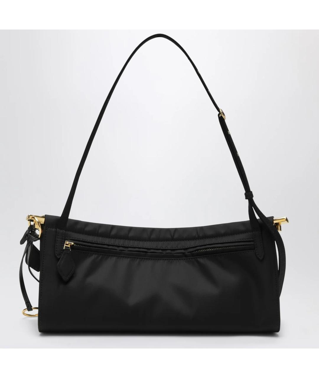 ALAIA Черная кожаная сумка через плечо, фото 2