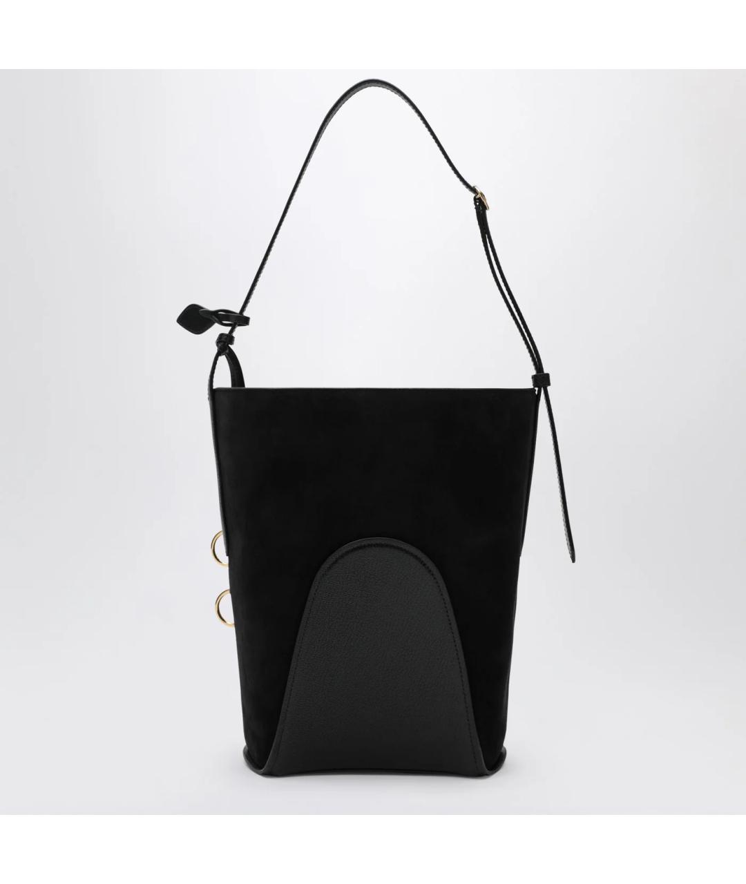 ALAIA Черная замшевая сумка через плечо, фото 2