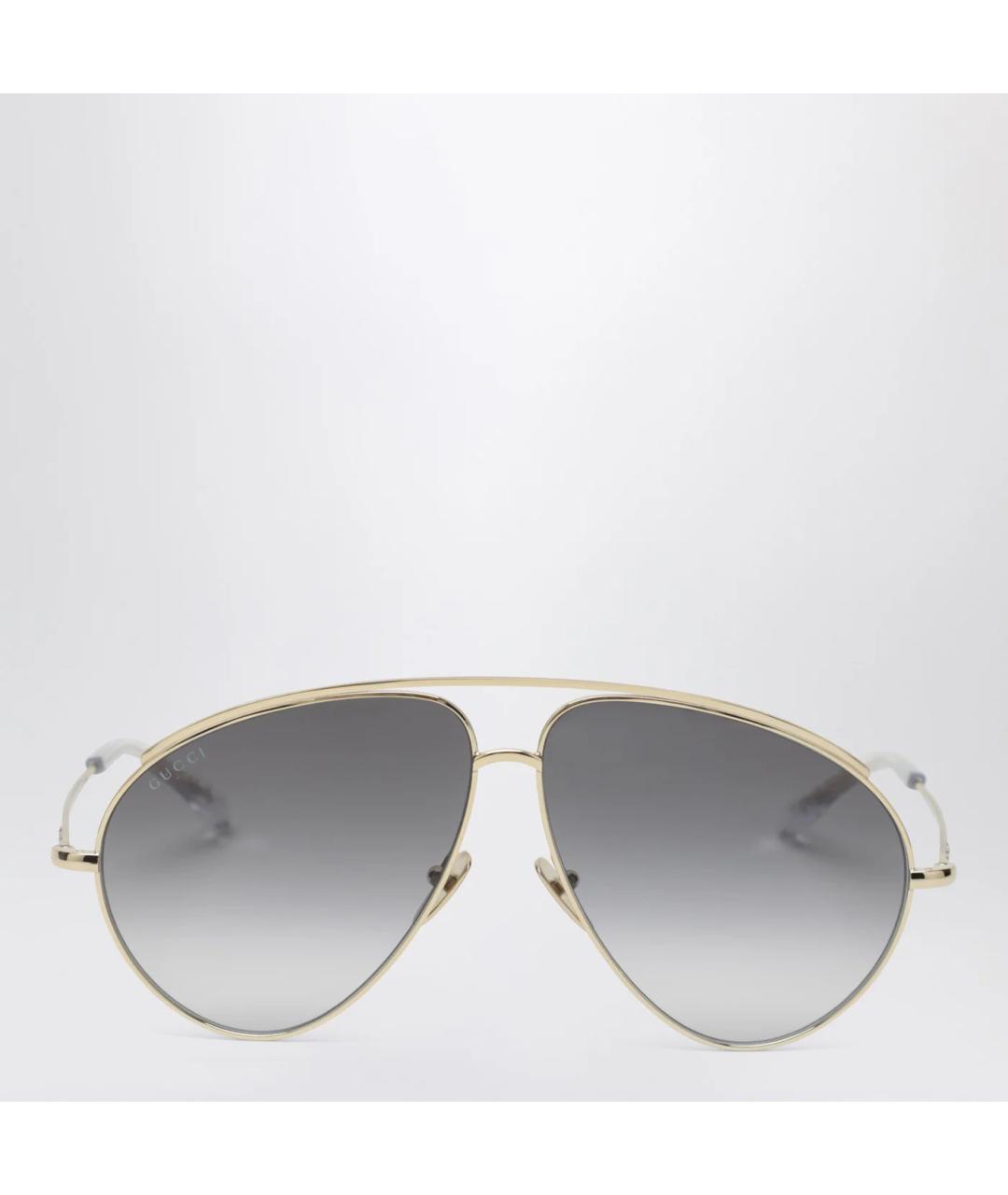 GUCCI Мульти металлические солнцезащитные очки, фото 3