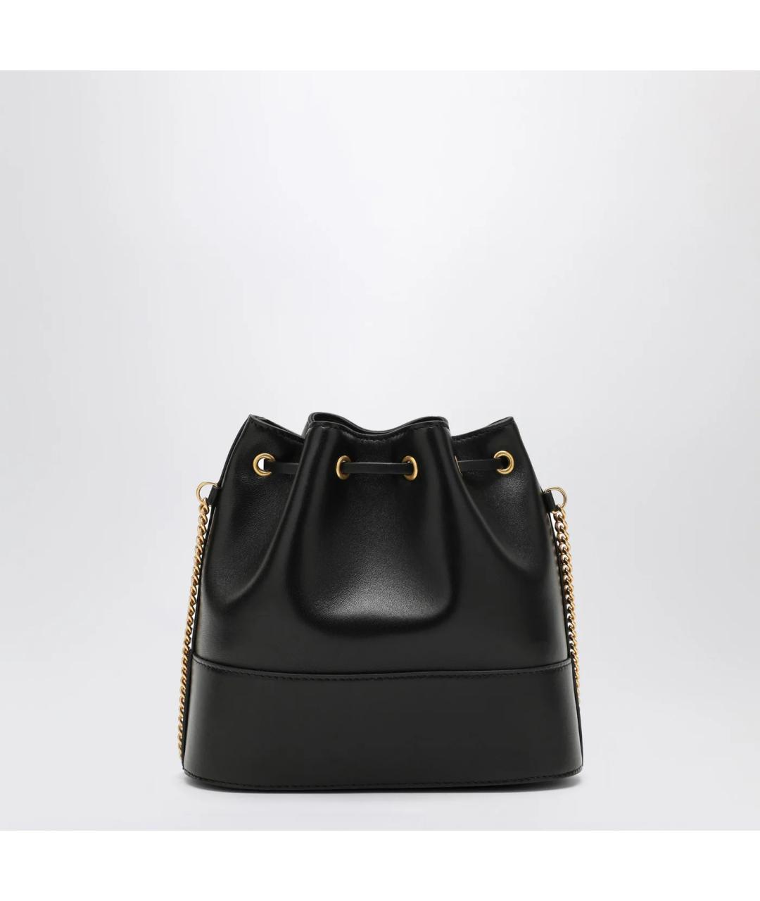 VALENTINO Черная кожаная сумка тоут, фото 2