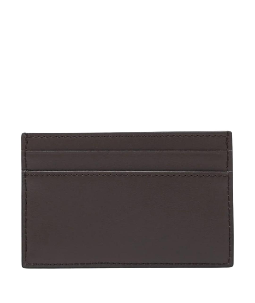 GUCCI Коричневый кожаный кардхолдер, фото 2
