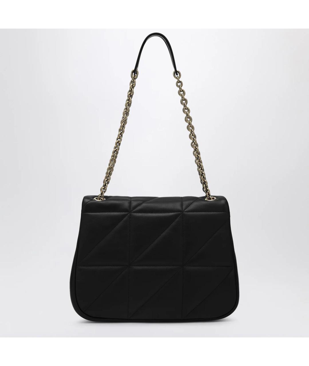 SAINT LAURENT Черная кожаная сумка через плечо, фото 2