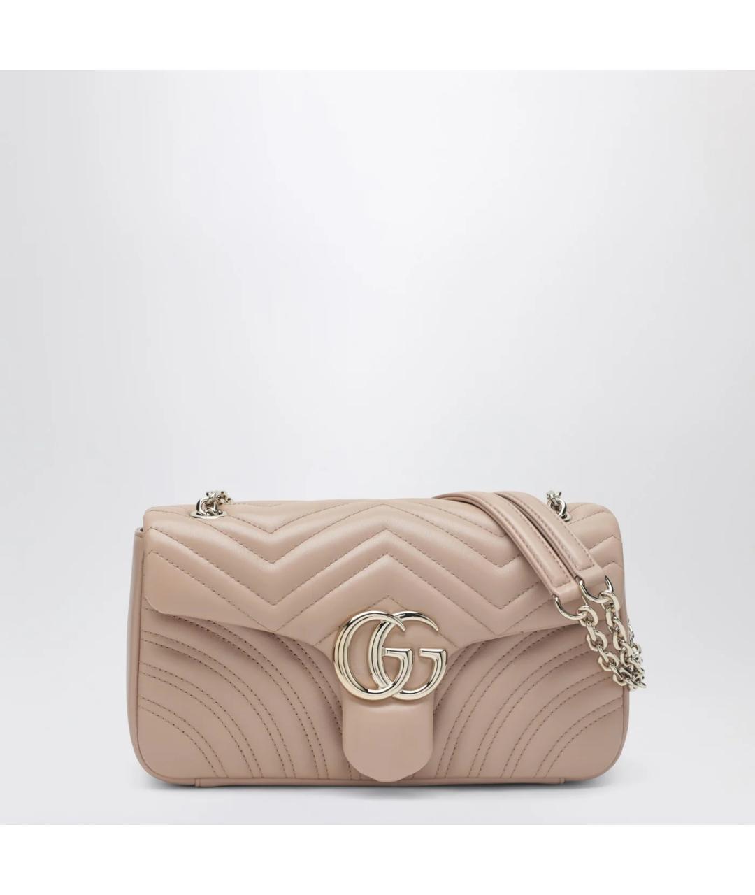 GUCCI Розовая кожаная сумка через плечо, фото 3