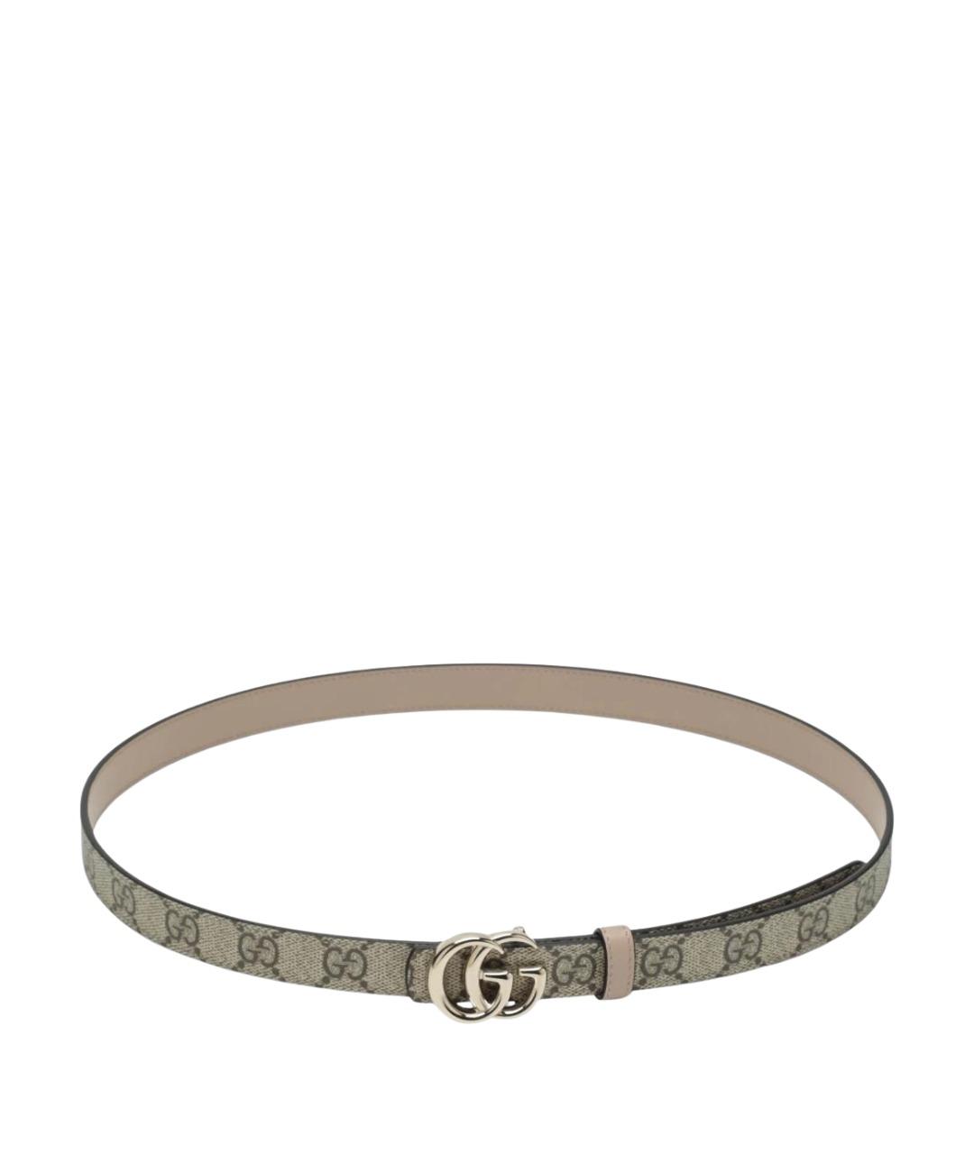 GUCCI Бежевый ремень, фото 1