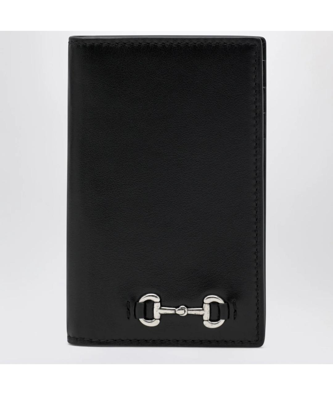 GUCCI Черный кожаный кардхолдер, фото 3