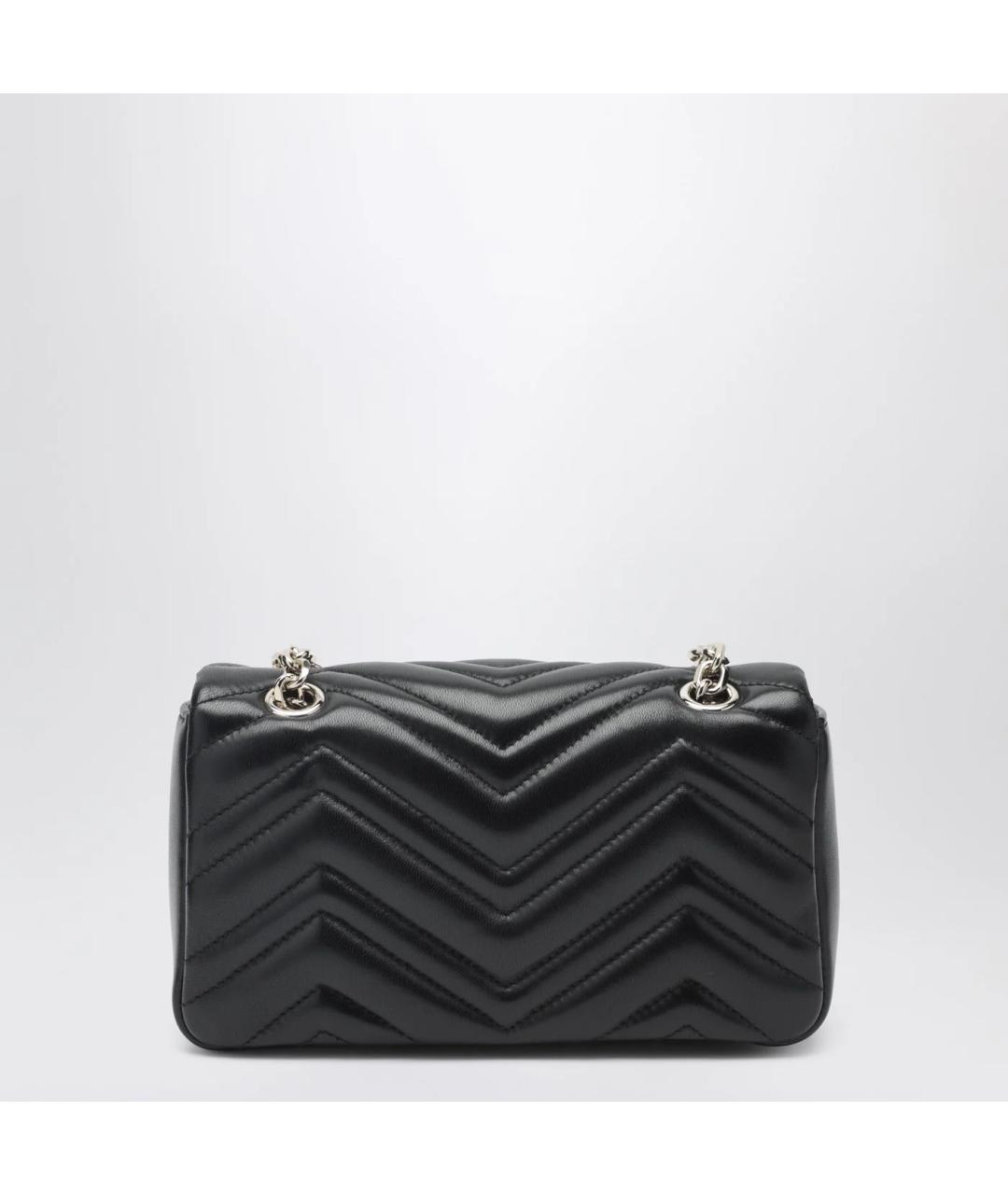 GUCCI Черная кожаная сумка через плечо, фото 2