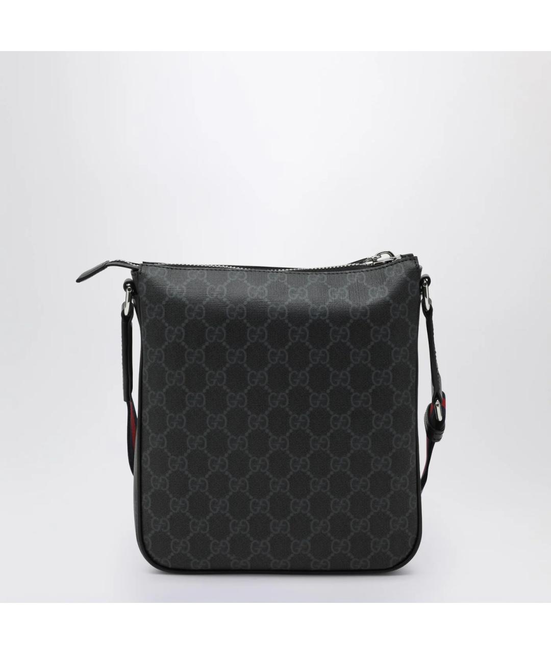 GUCCI Черная хлопковая сумка на плечо, фото 2