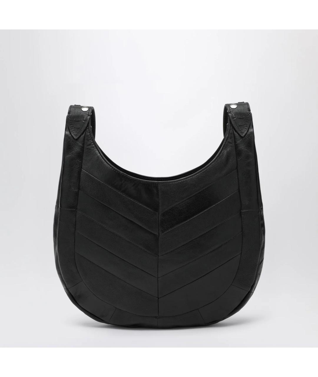 VALENTINO Черная кожаная сумка через плечо, фото 2