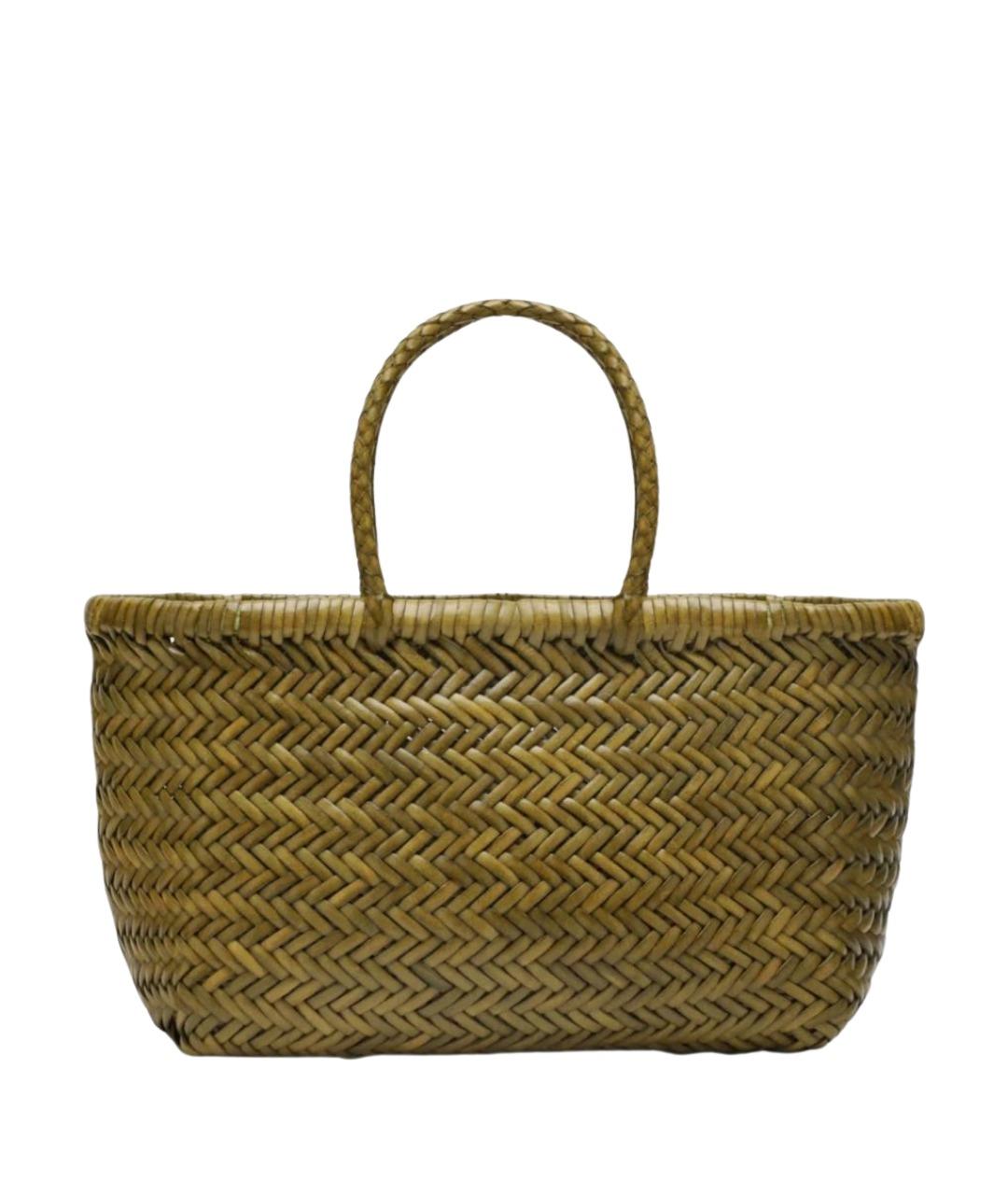 Dragon Diffusion Зеленая кожаная сумка тоут, фото 1