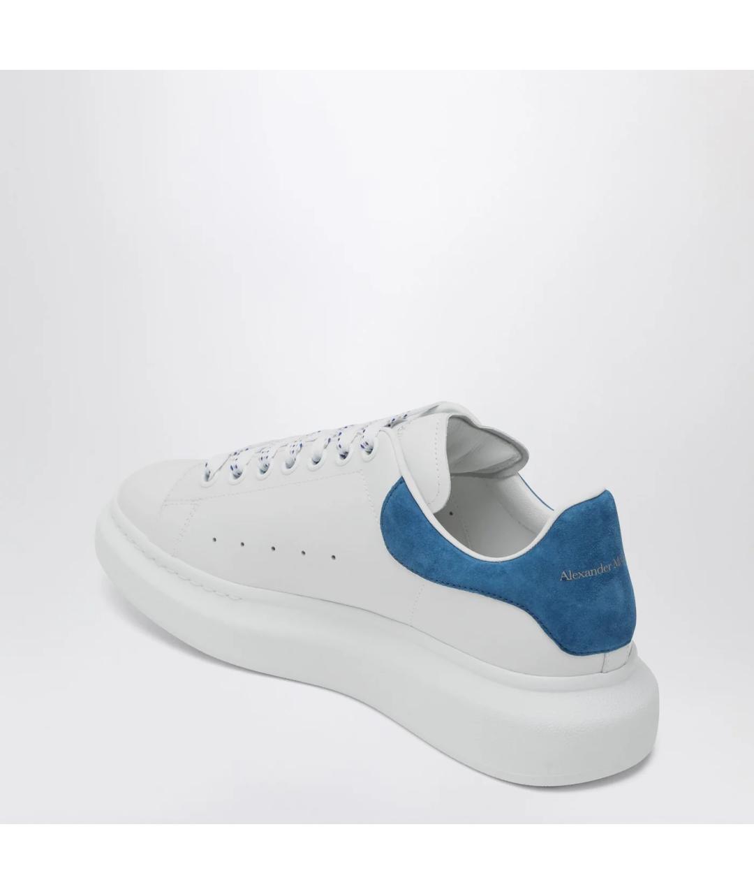 ALEXANDER MCQUEEN Белые кожаные низкие кроссовки / кеды, фото 2