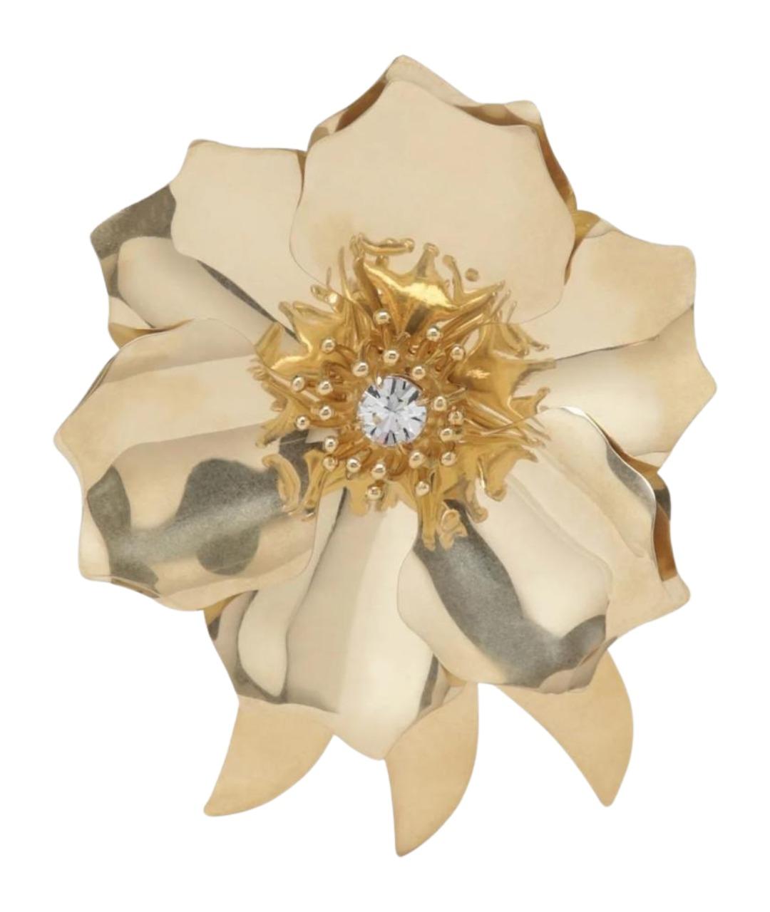 MIU MIU Золотая металлическая булавка / брошь, фото 1