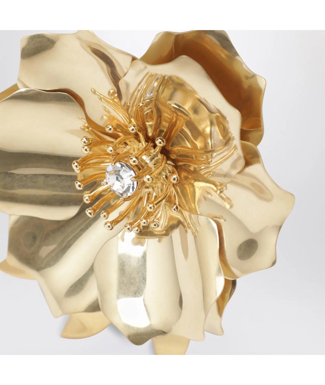 MIU MIU Золотая металлическая булавка / брошь, фото 2