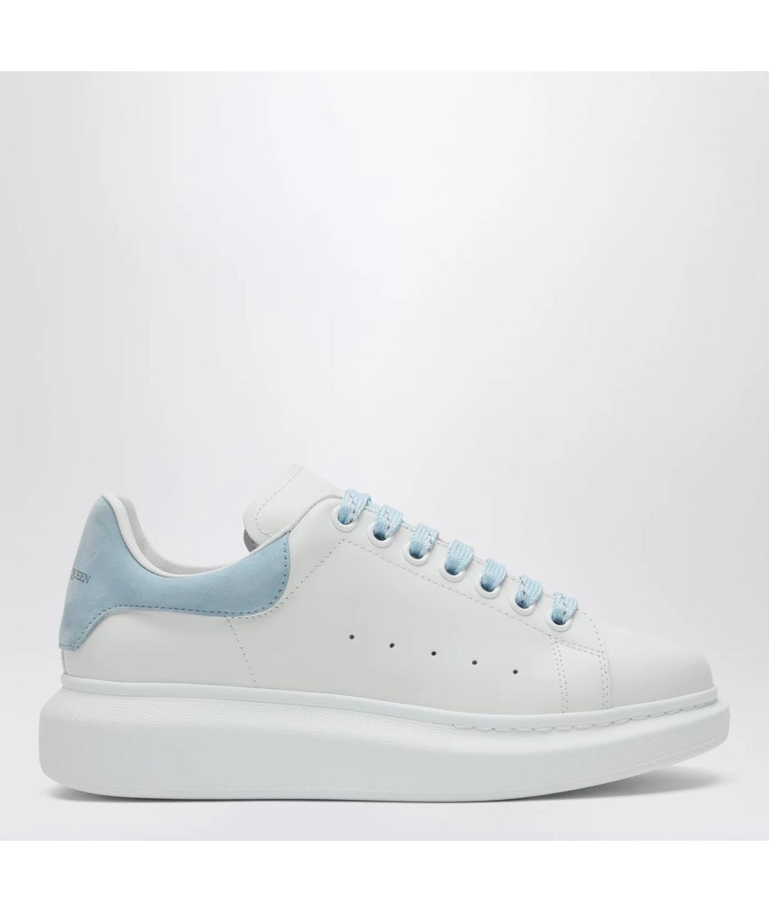 ALEXANDER MCQUEEN Белые кожаные кроссовки, фото 3