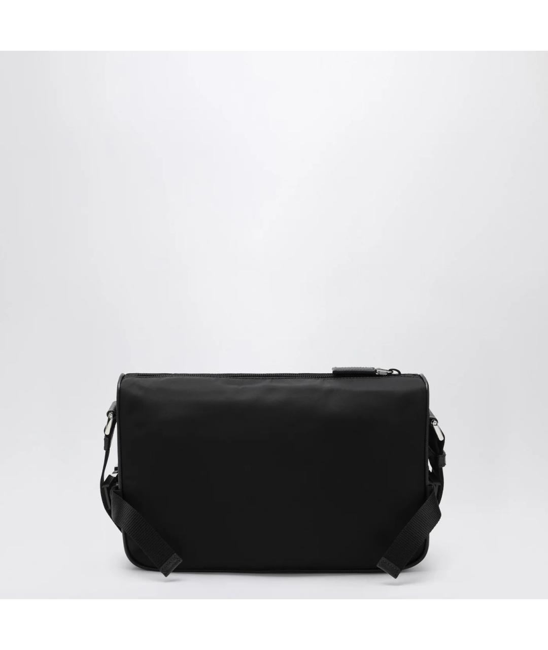 PRADA Черная синтетическая сумка на плечо, фото 2