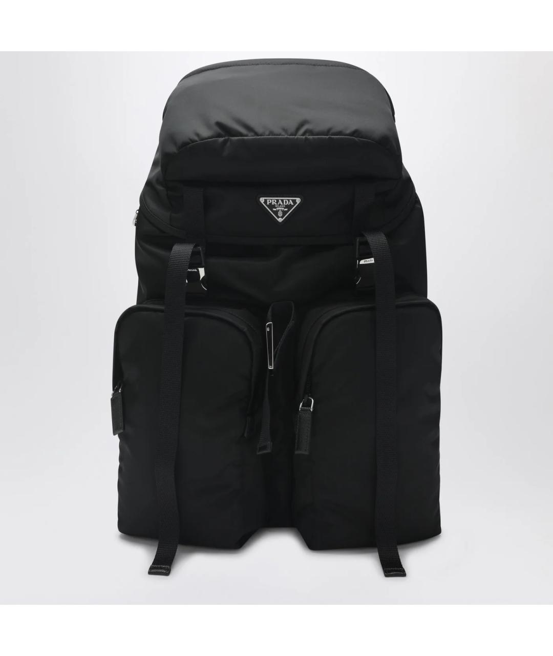 PRADA Черный синтетический рюкзак, фото 3