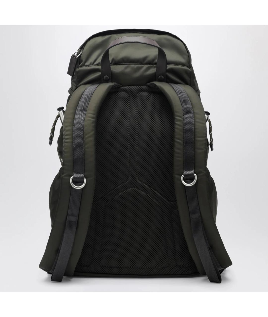 PRADA Зеленый синтетический рюкзак, фото 2
