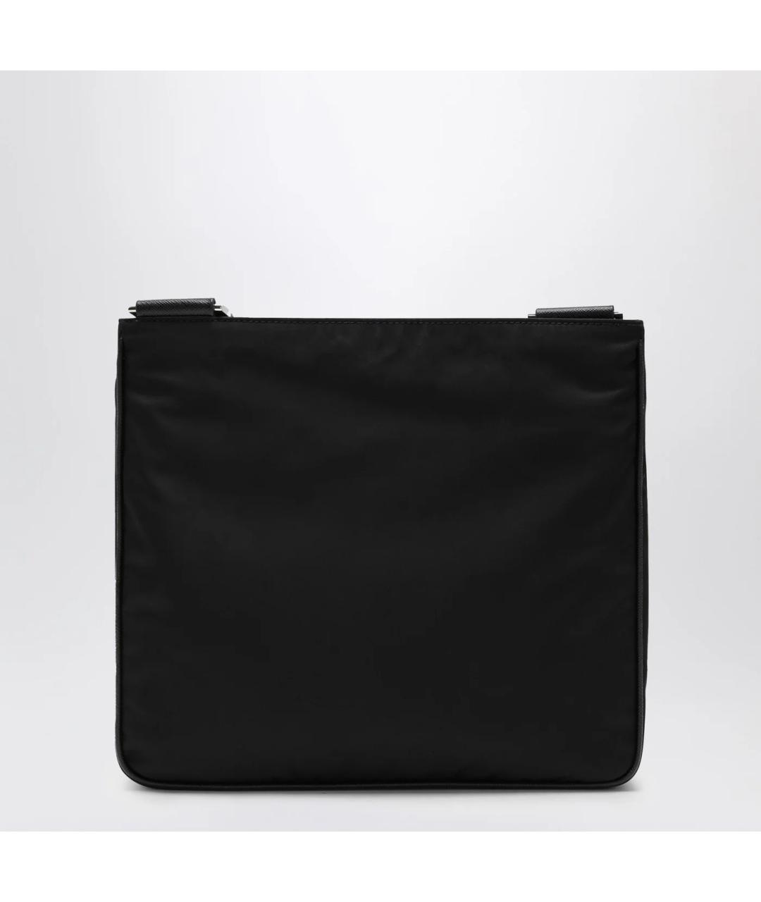 PRADA Черная синтетическая сумка на плечо, фото 2