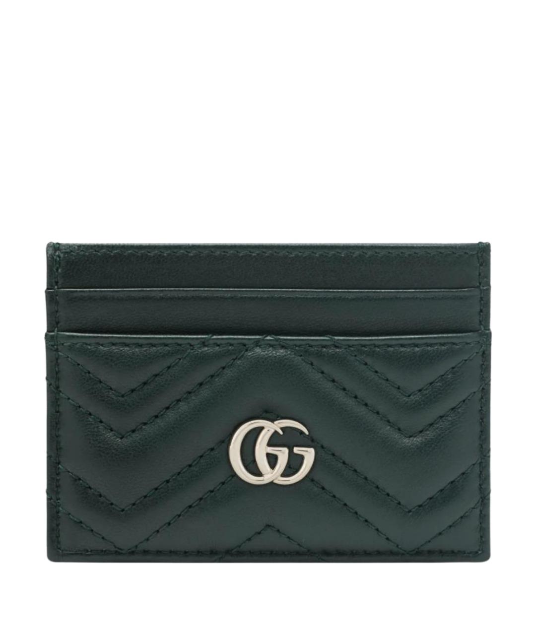 GUCCI Черный кожаный кардхолдер, фото 1