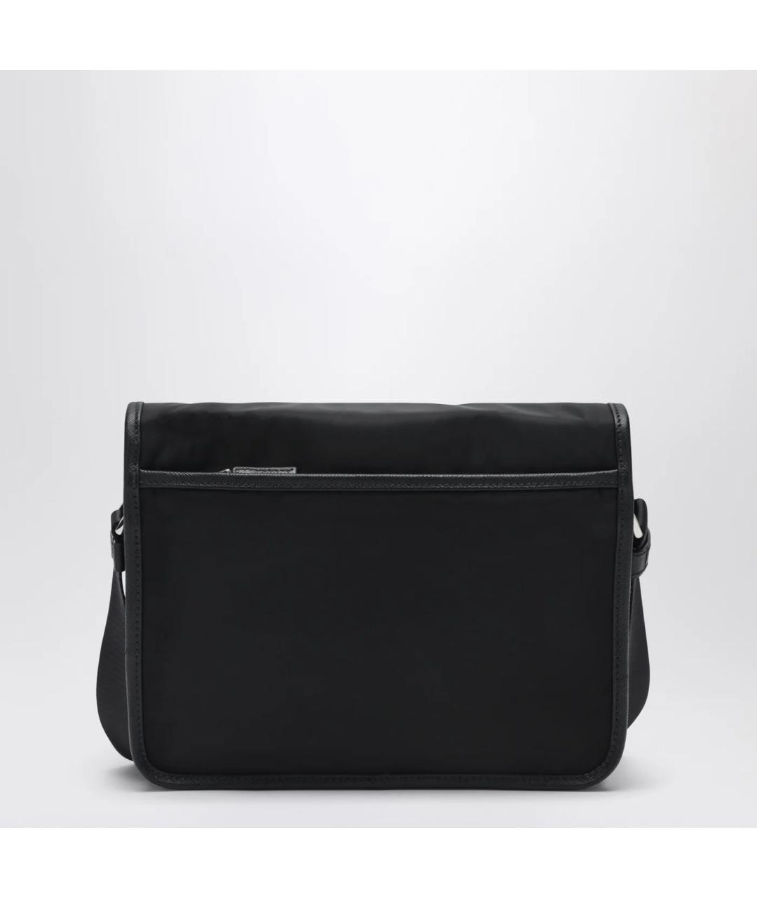 PRADA Черная синтетическая сумка на плечо, фото 2