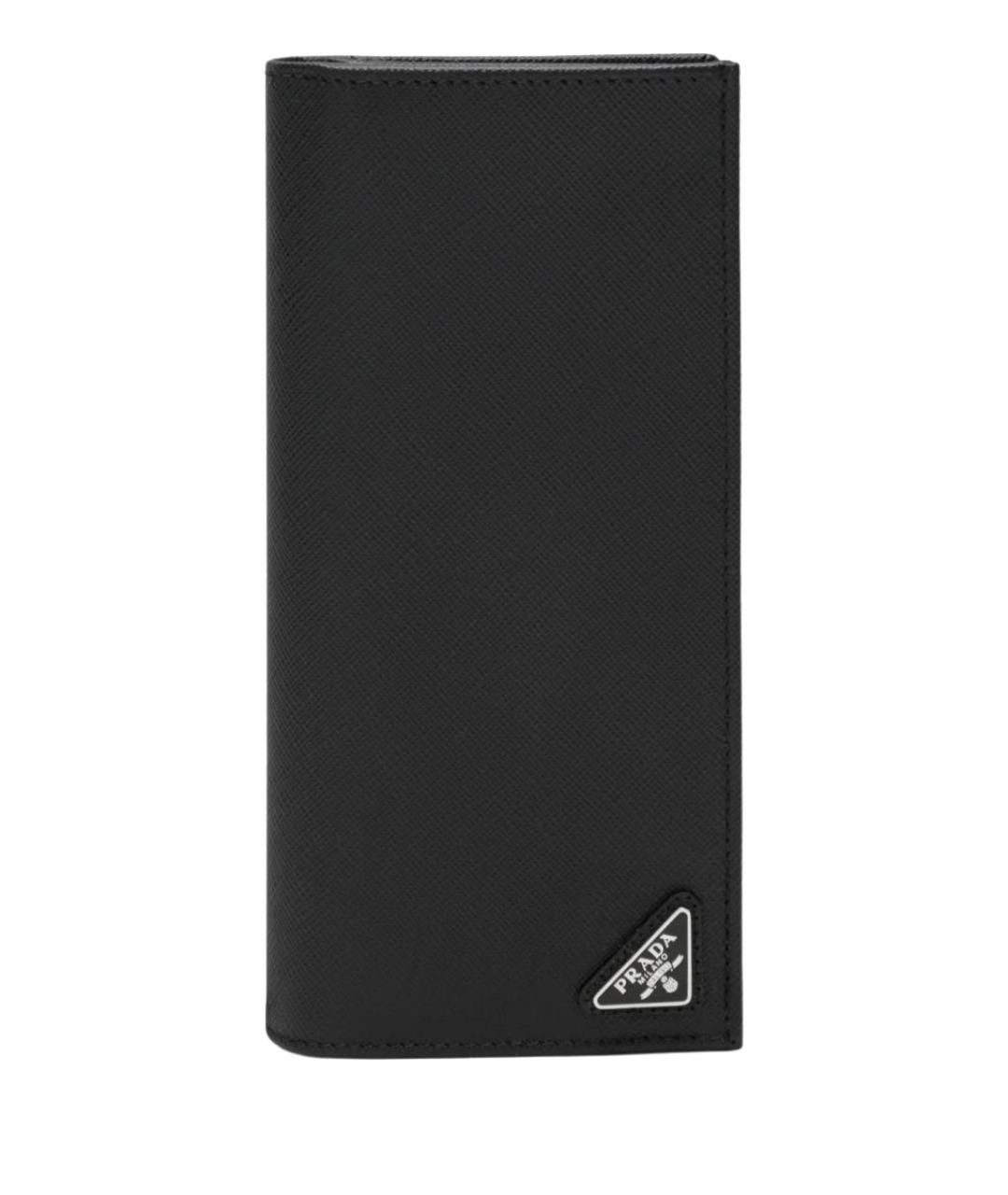 PRADA Черный кожаный кошелек, фото 1