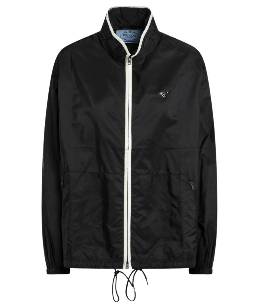 PRADA Черная полиамидовая куртка, фото 1