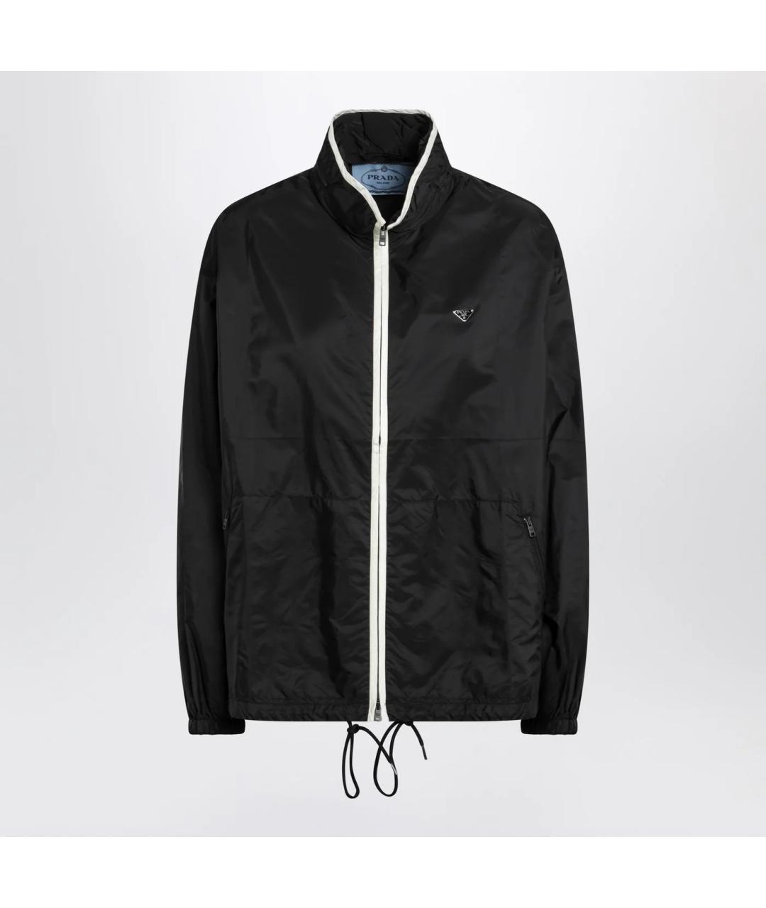 PRADA Черная полиамидовая куртка, фото 3