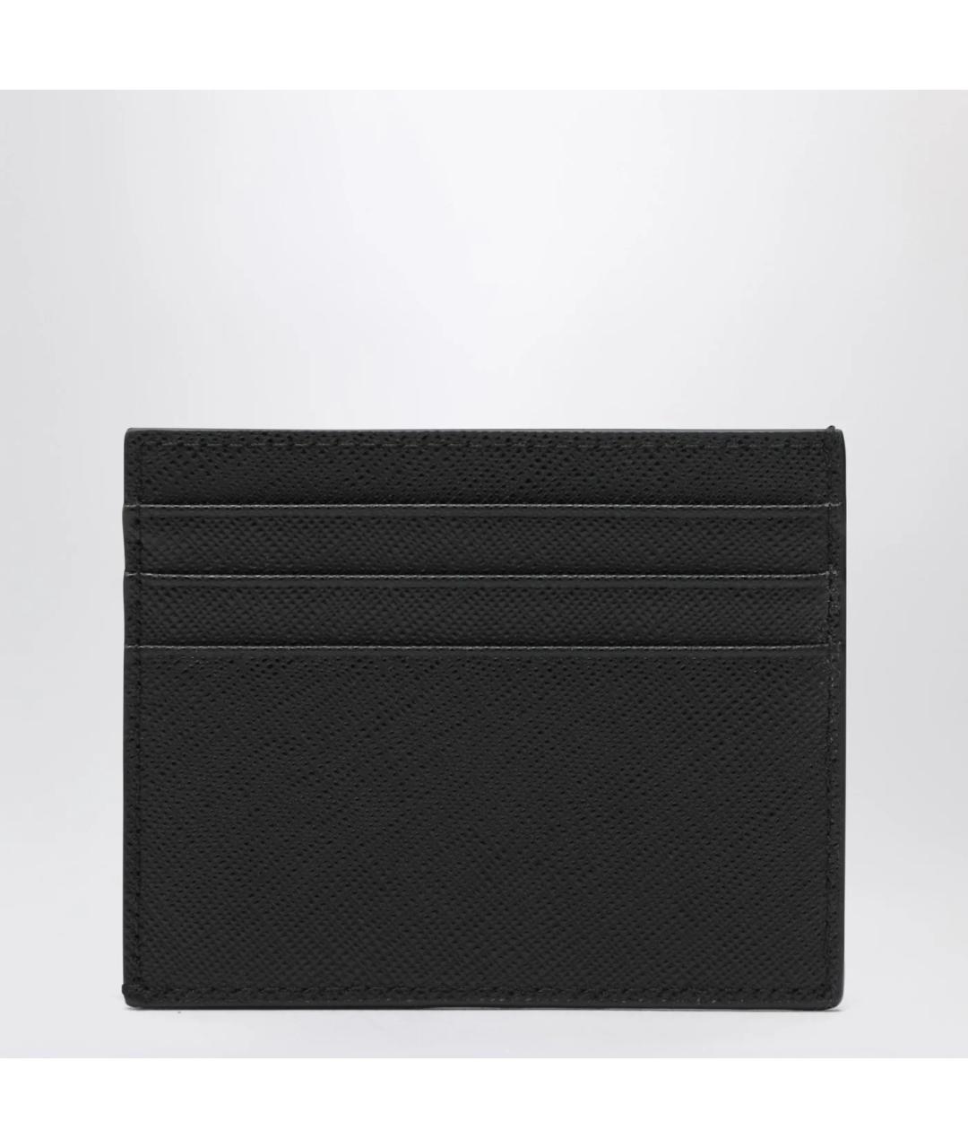 PRADA Черный кожаный кардхолдер, фото 2