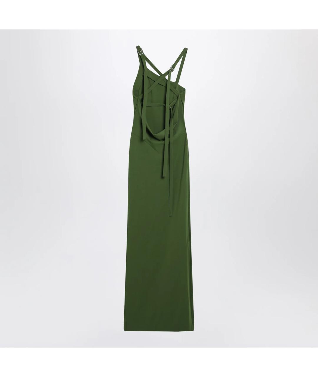 THE ATTICO Зеленые коктейльное платье, фото 2