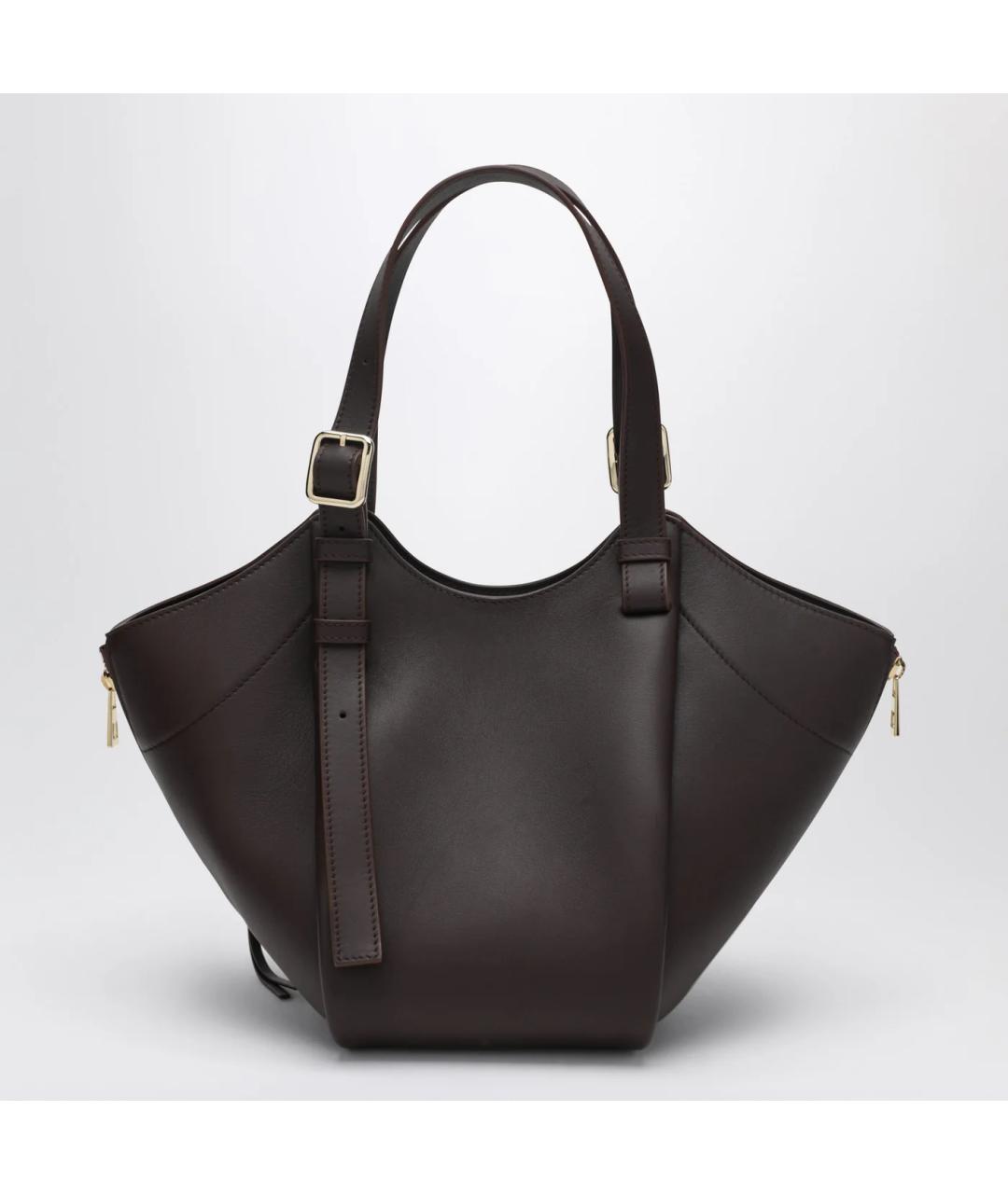 LOEWE Коричневая кожаная сумка тоут, фото 2