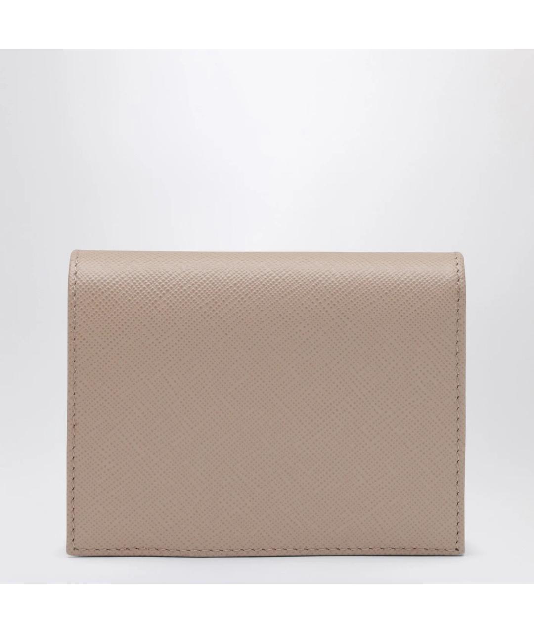 PRADA Розовый кожаный кошелек, фото 2
