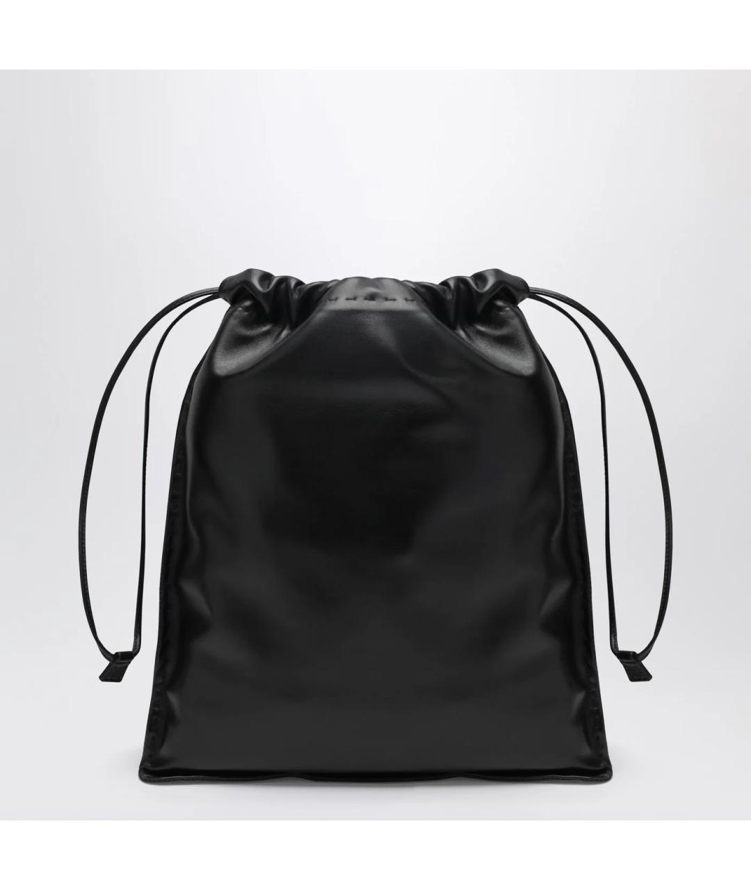 PRADA Черная кожаная сумка с короткими ручками, фото 2