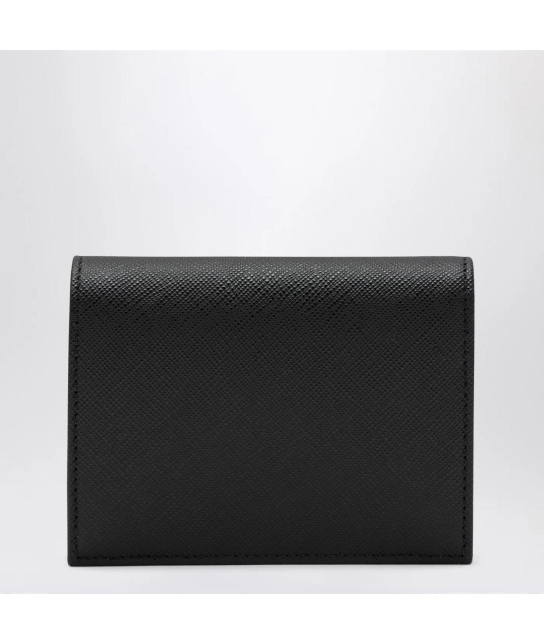 PRADA Черный кожаный кошелек, фото 2