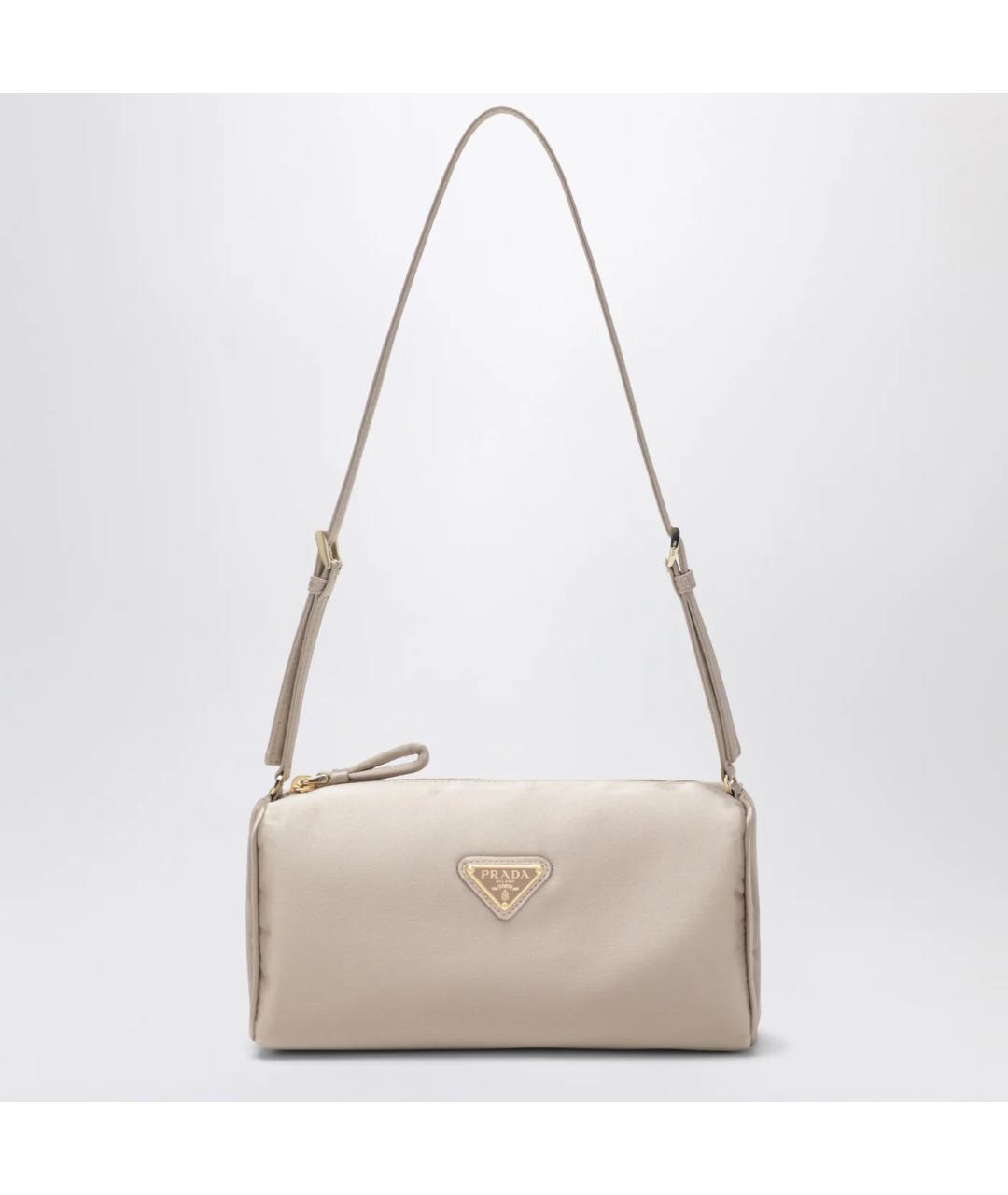 PRADA Розовая тканевая сумка через плечо, фото 3
